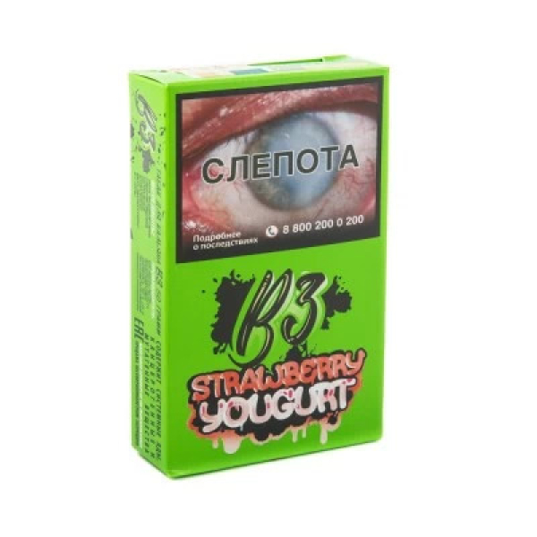 Табак B3 Strawberry Youghurt (Клубничный Йогурт) 50 гр в Ханты-Мансийске