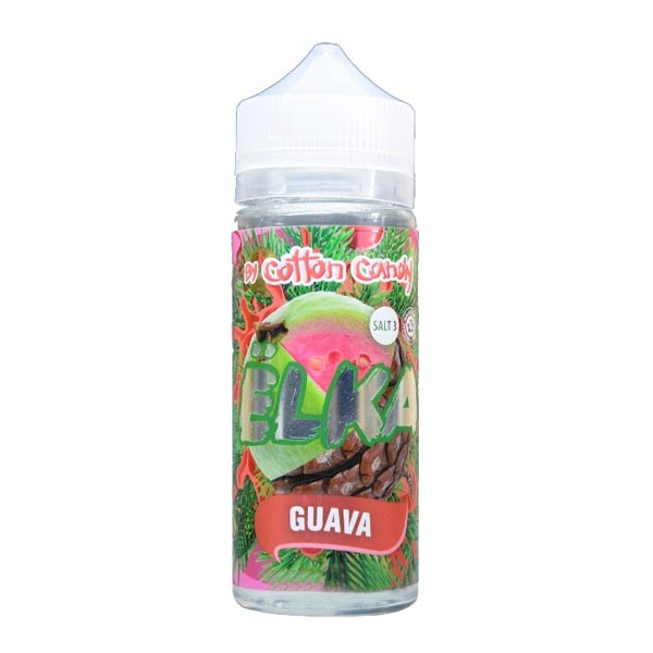 Жидкость Cotton Candy ЁLKA GUAVA (Хвоя С Мятой И Гуавой) (120 мл, 0 мг/мл) в Ханты-Мансийске