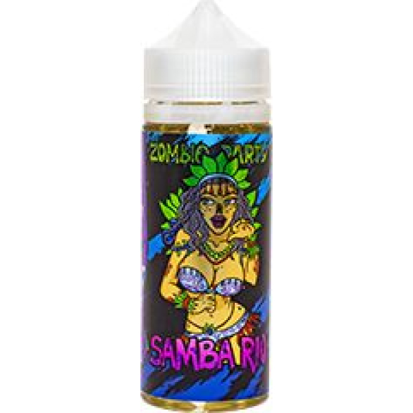Жидкость Zombie Party Samba Rio (Гранат Киви Ананас Виноградный Сок) (120 мл, 3 мг/мл) в Ханты-Мансийске