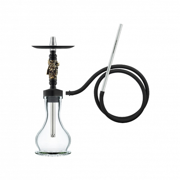 Кальян Honey Sigh Mini Dark Exclusive Samurai Серебристый (38 см) в Ханты-Мансийске