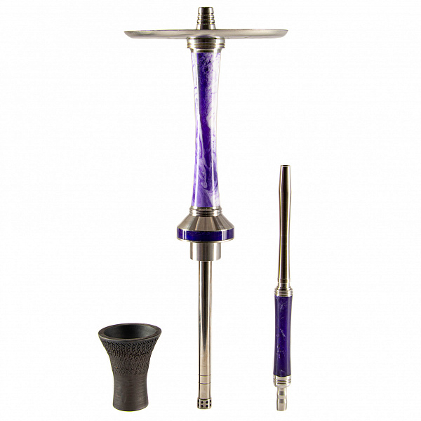 Кальян Tortuga Рейнджер PRO (Белый,Фиолетовый, 50 см) в Ханты-Мансийске