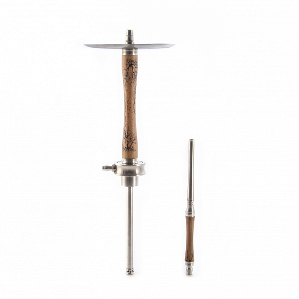 Кальян Y.K.A.P. EGO Grom Pro E2 (Серебро,Коричневый, 53 см) в Ханты-Мансийске