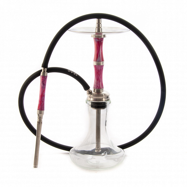 Кальян Y.K.A.P. Mini STR M3 (Розовый,Белый, 39 см) в Ханты-Мансийске