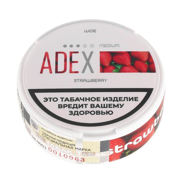 Жевательный табак Adex Medium Strawberry 9 грамм в Ханты-Мансийске
