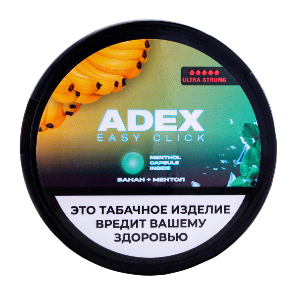 Жевательный табак ADEX Strong Банан Ментол 9 грамм в Ханты-Мансийске