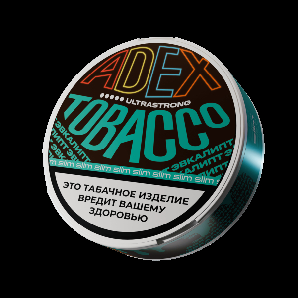 Жевательный табак ADEX Ultrastrong Slim Эвкалипт 9 грамм в Ханты-Мансийске