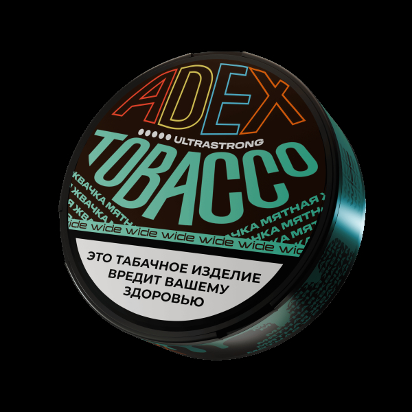 Жевательный табак ADEX Ultrastrong Wide Мятная Жвачка 9 грамм в Ханты-Мансийске