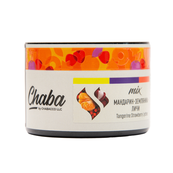 Безникотиновая смесь Chaba Mix Tangerine Strawberry Lychee Nicotine Free 40 грамм в Ханты-Мансийске