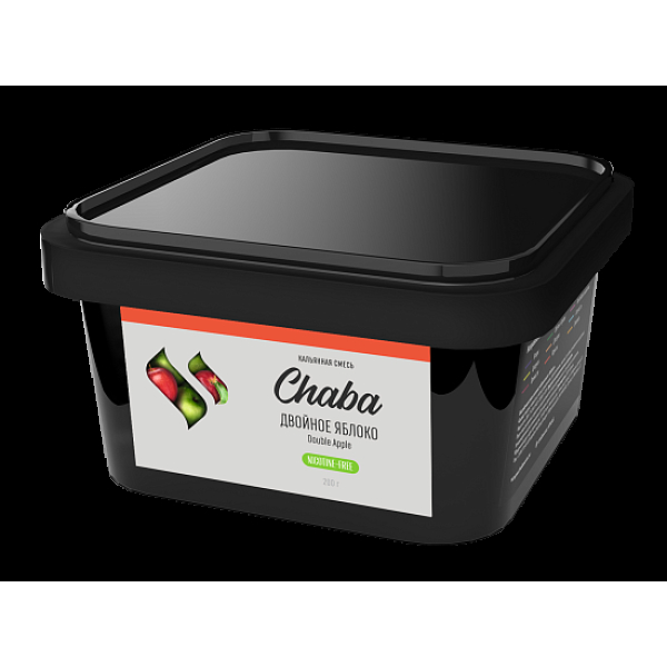 Безникотиновая смесь Chaba Double Apple Двойное Яблоко 200 грамм в Ханты-Мансийске