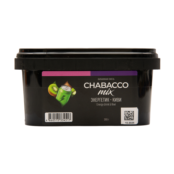 Бестабачная смесь Chabacco Mix Medium Energy Drink & Kiwi 200 грамм в Ханты-Мансийске
