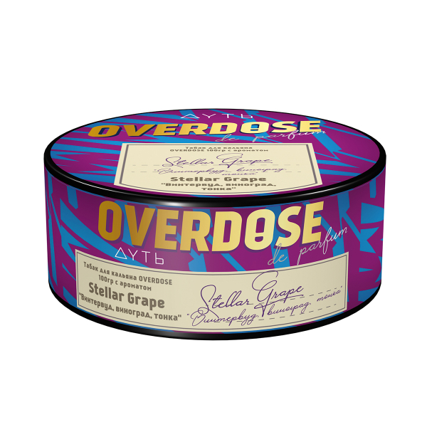 Табак Overdose Stellar Grape 100 грамм в Ханты-Мансийске