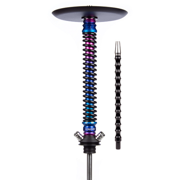 Кальян Mamay Customs Coilover Big Anod Blue Space Черный Глянец в Ханты-Мансийске