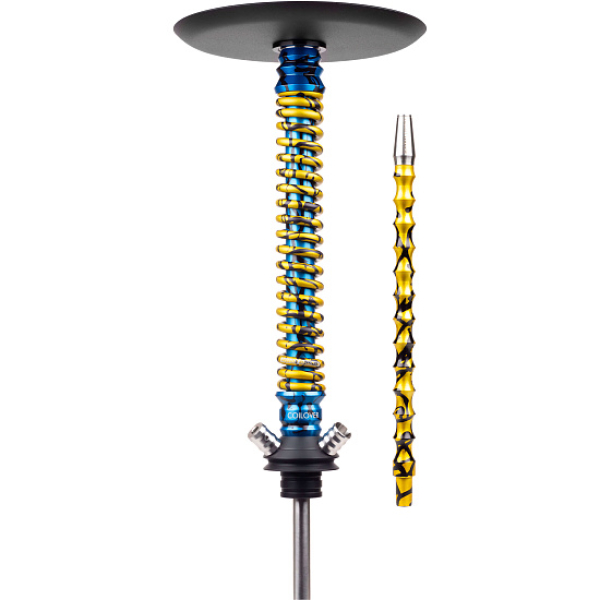 Кальян Mamay Customs Coilover Big Anod Special Blue Splash Gold в Ханты-Мансийске