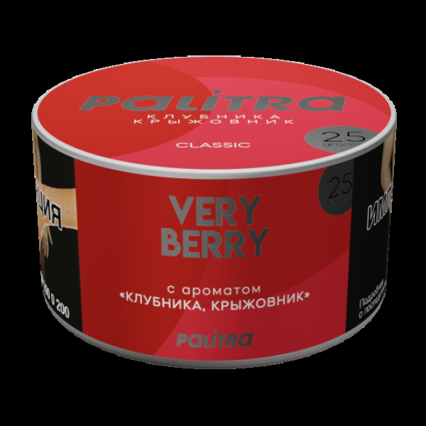 Табак Palitra Very Berry Клубника Крыжовник 25 грамм в Ханты-Мансийске