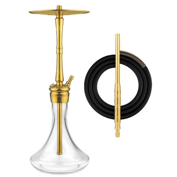 Кальян Hoob Go Pro Gold Фурнитура Gold Prima Быстросъёмное Блюдце в Ханты-Мансийске