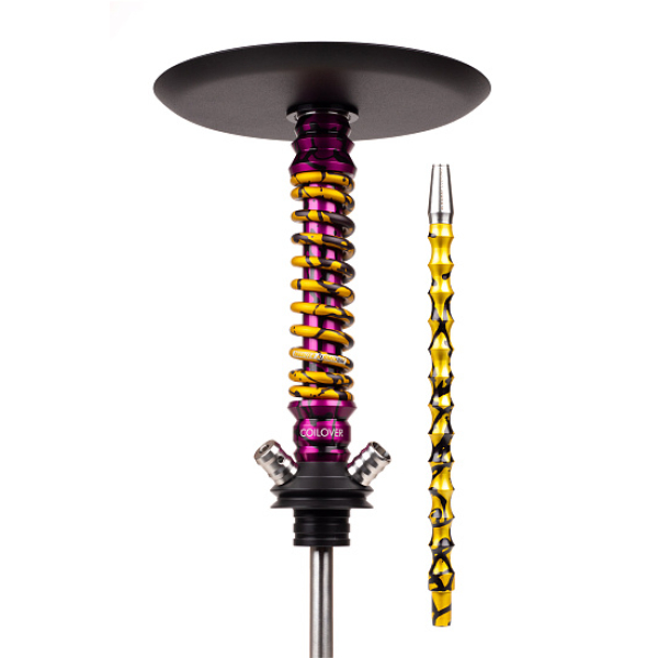 Кальян Mamay Customs Coilovers Mini Special Anod Purple Splash Gold Splash в Ханты-Мансийске