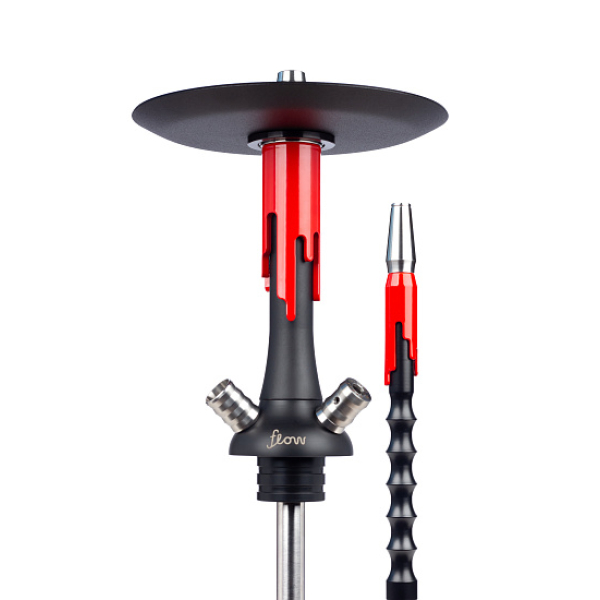 Кальян Mamay Customs Flow Черный Матовый Красный Глянец в Ханты-Мансийске